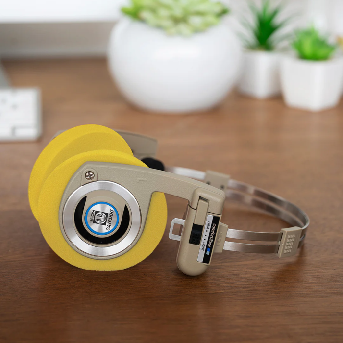 Koss 06 0086 Porta Pro Oversized Cushions - Sarı (Aksesuar - Yedek Parça & Konfor) | Yumuşak Doku, İkonik Porta Pro Uyumu, Canlı Sarı Tasarım | Ölçüler: 60 mm Çap